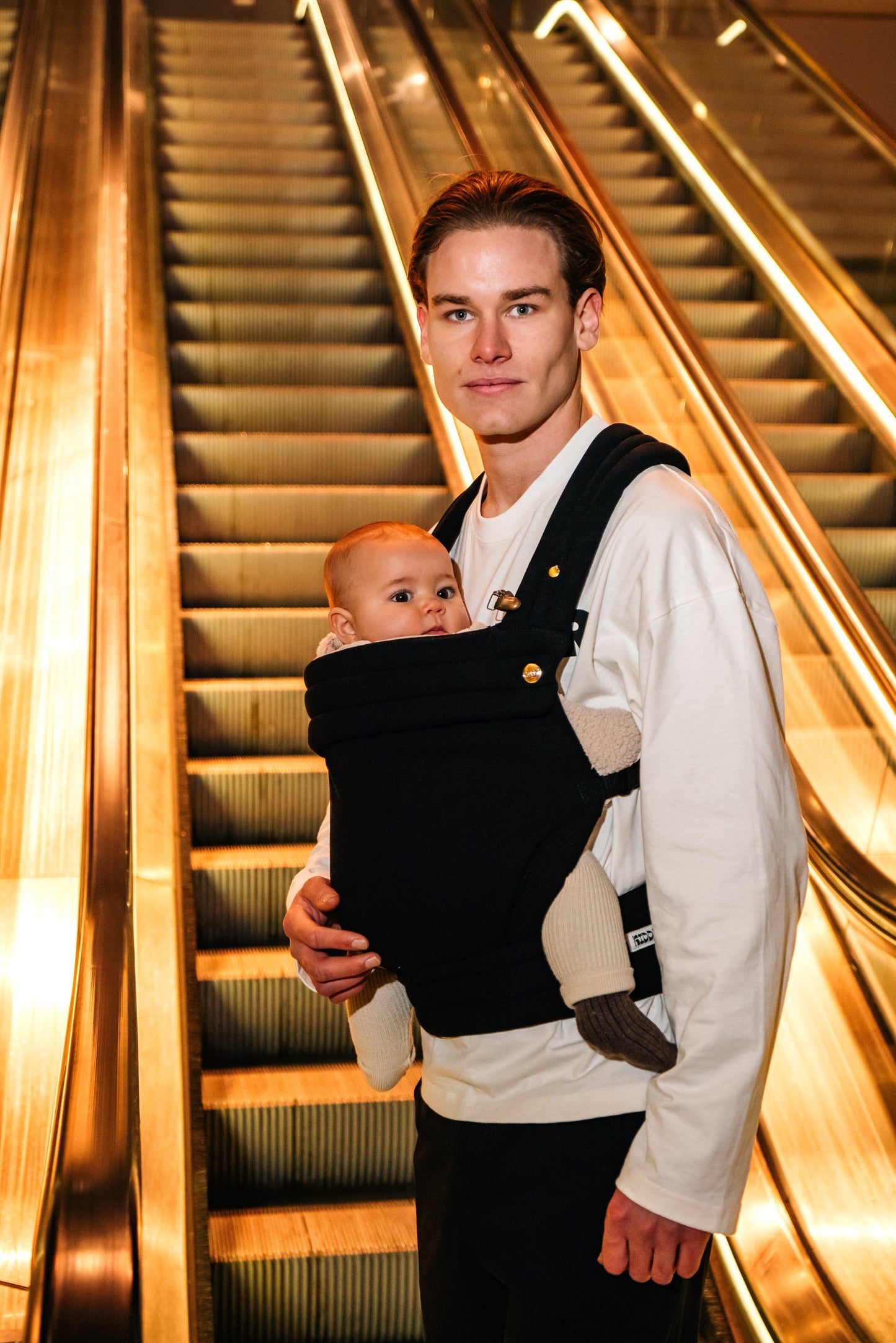 Nosidełko dla dziecka - Organiczna czerń