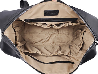 Torba na pieluchy - nylonowa, czarna